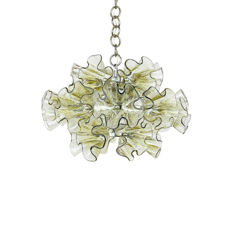 Ruffled Petal Glass Chandelier – detail 12