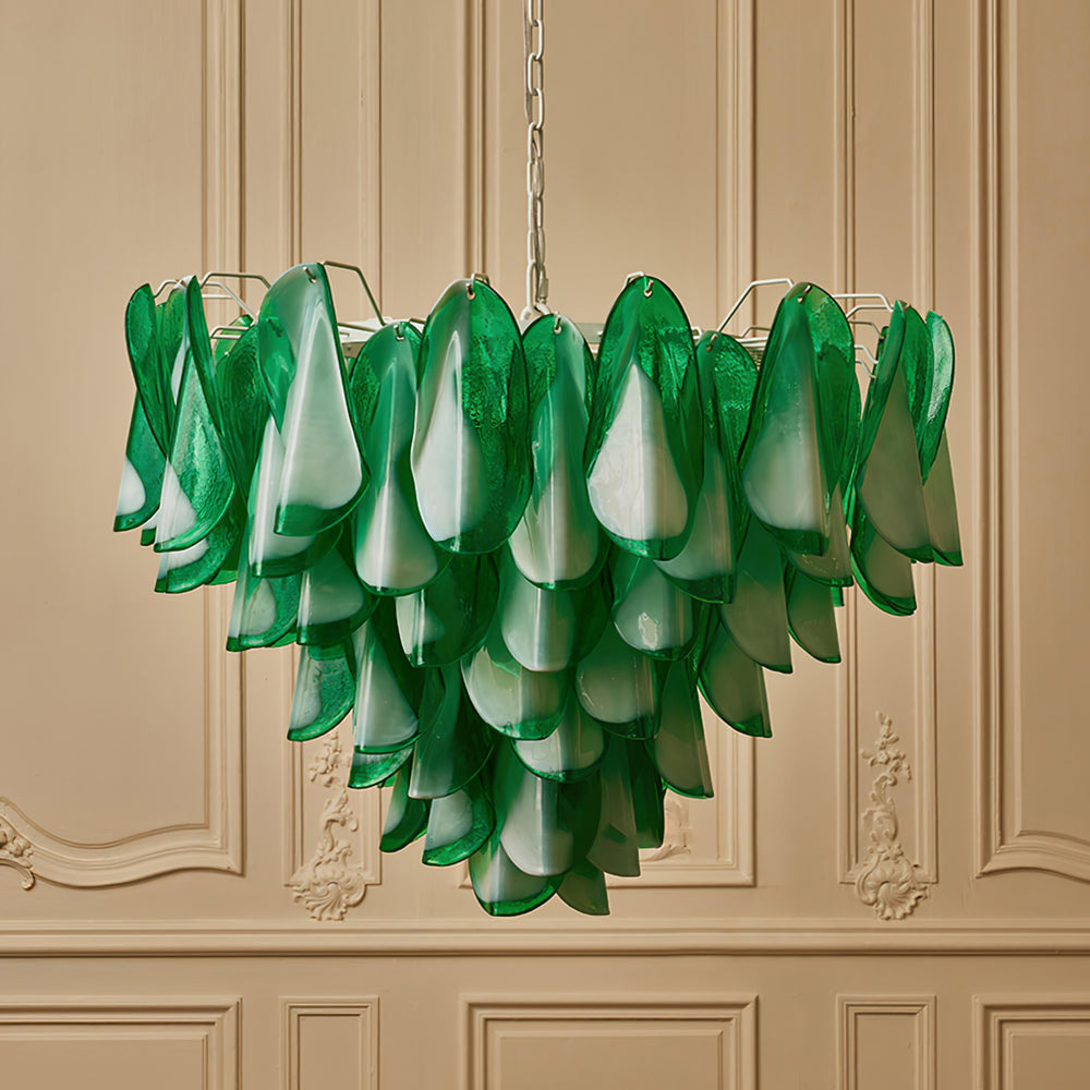 Saddle Green Chandelier – detail 2