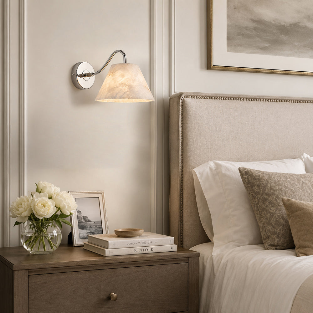 Sagano Alabaster Wall Sconce – detail 2