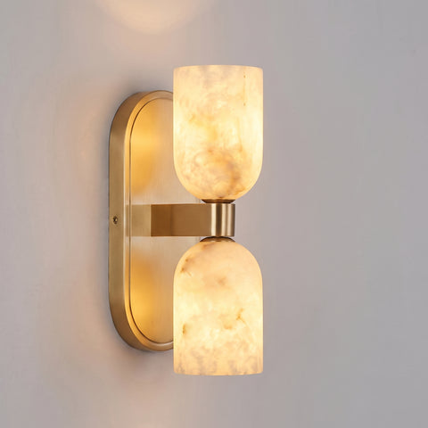 Sandro Double Alabaster Wall Sconce – detail 11