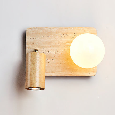 Luka Travertine Wall Lamp – detail 14