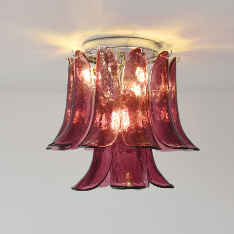 Sarlat Purple Flush Mount Ceiling Light