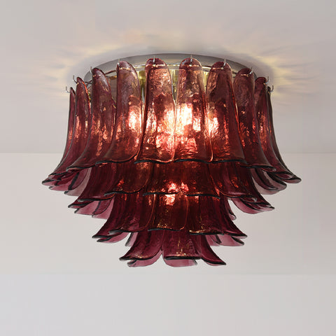 Sarlat Purple Flush Mount Ceiling Light