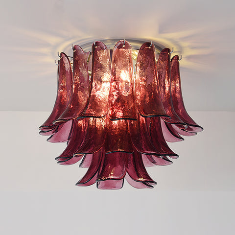 Sarlat Purple Flush Mount Ceiling Light