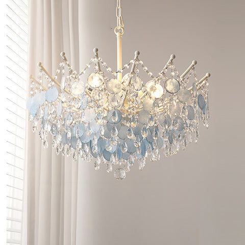 Sasha Capiz Bead Chandelier – detail 9