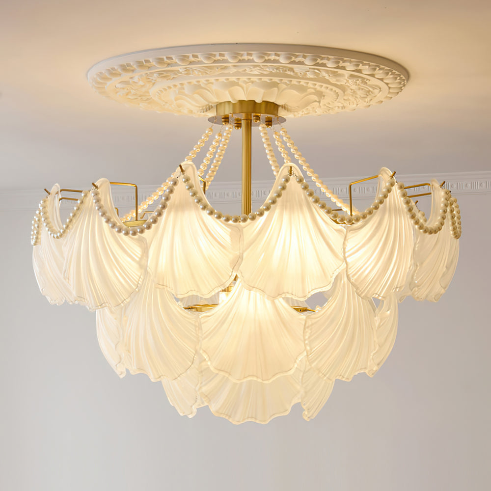 Scallop Shell Chandelier – detail 2