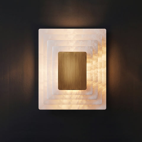 Scalo Tiered Alabaster Wall Sconce – detail 21