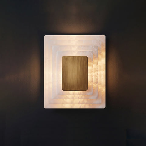 Scalo Tiered Alabaster Wall Sconce – detail 22