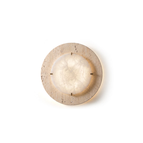 Segobriga Travertine Wall Sconce