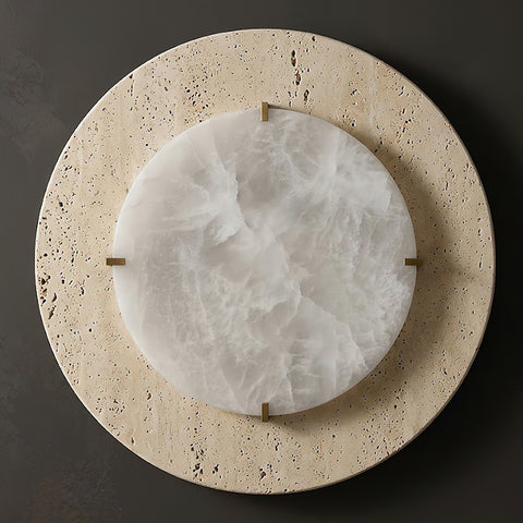 Segobriga Travertine Wall Sconce