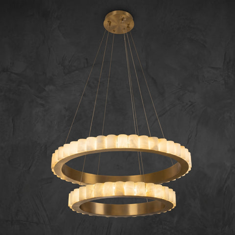 Segovia Round Alabaster Chandelier