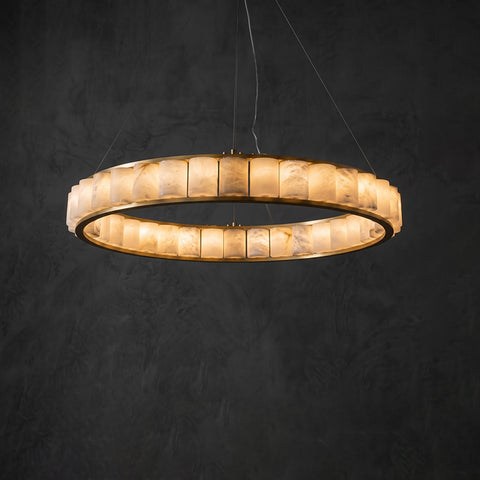 Segovia Round Alabaster Chandelier