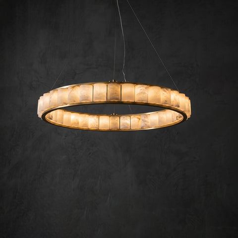 Segovia Round Alabaster Chandelier
