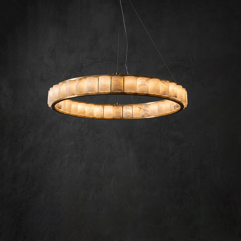 Segovia Round Alabaster Chandelier
