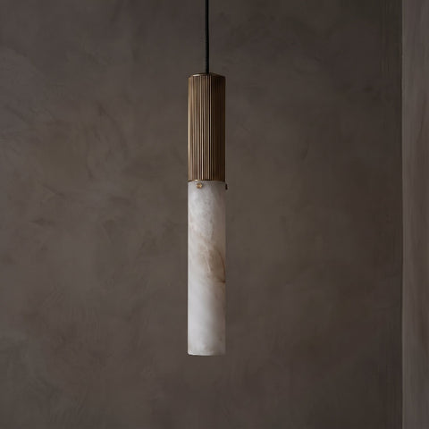 Selinunte Alabaster Baton Pendant Light