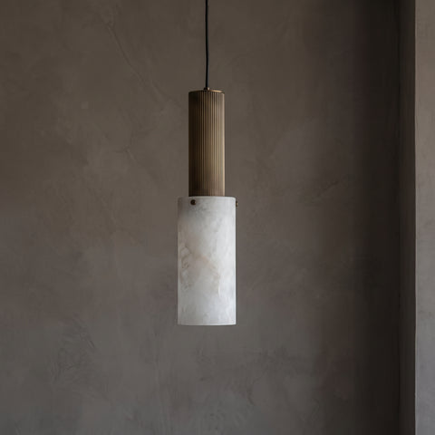 Selinunte Alabaster Baton Pendant Light