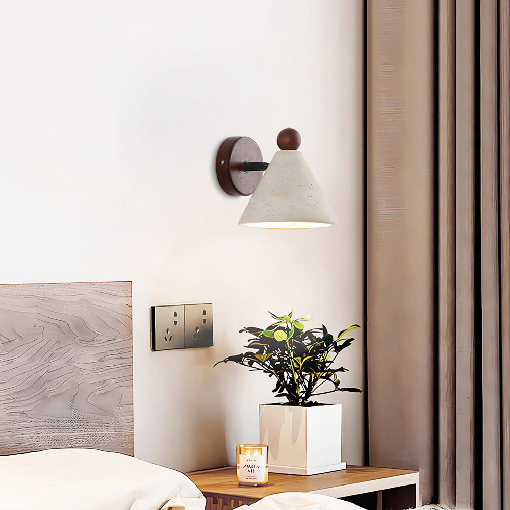 Tiber Travertine  Wall Light – detail 2