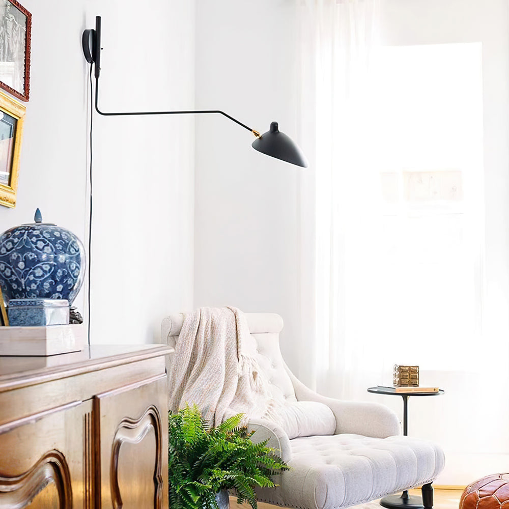 Multi Arm Spider Plug In Wall Lamp – detail 2