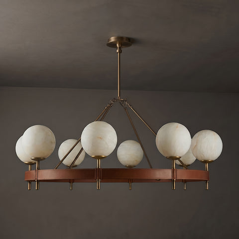 Sidonia Globe Alabaster Chandelier