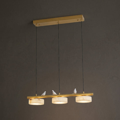 Sienna Bird Alabaster Chandelier
