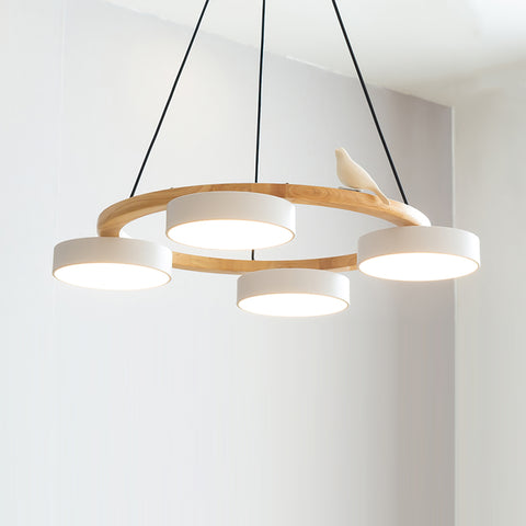 Dekorfine Sienna Bird Round Chandelier — Detail View 46