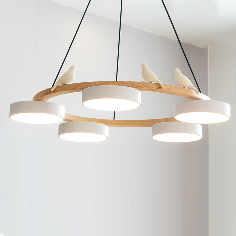 Sienna Bird Round Chandelier – detail 2