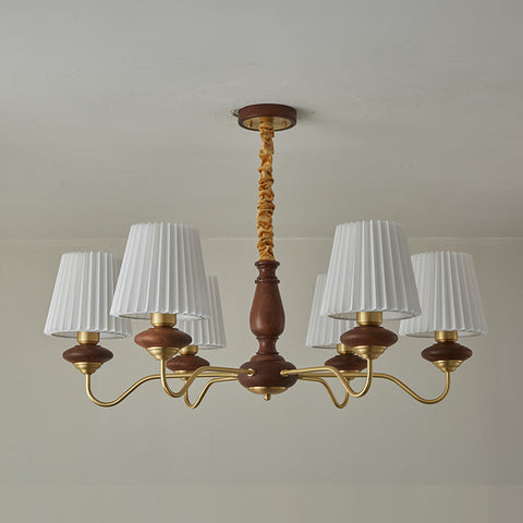 Simone Wood Chandelier – detail 26