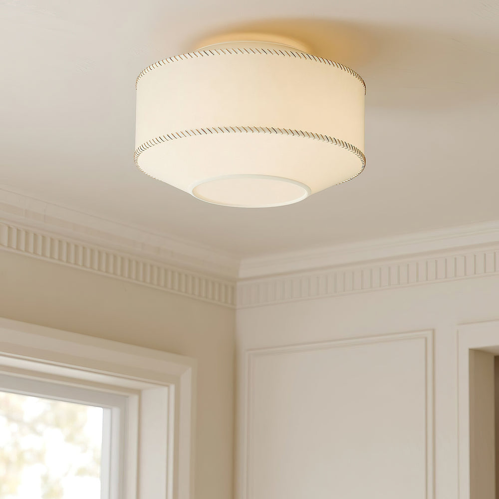Sloane Whipstitch Flush Mount – detail 2