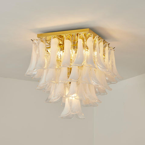 Solange Glass Flush Mount Ceiling Light – detail 15