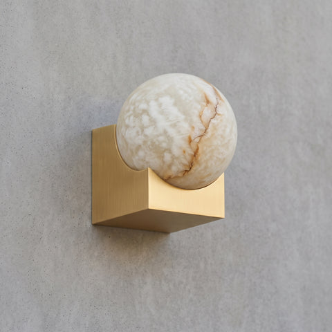 Solis Alabaster Wall Sconce – detail 14