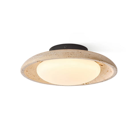 Solis Travertine Semi-Flush Mount – detail 17