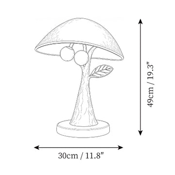 Soloma Table Lamp — Dimension drawings 1