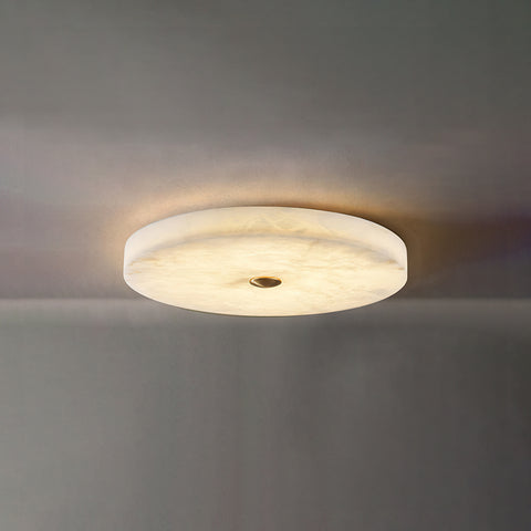 Solstice Alabaster Flush Mount Ceiling Light – detail 13