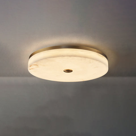 Solstice Alabaster Flush Mount Ceiling Light – detail 22