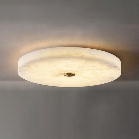 Solstice Alabaster Flush Mount Ceiling Light – detail 15