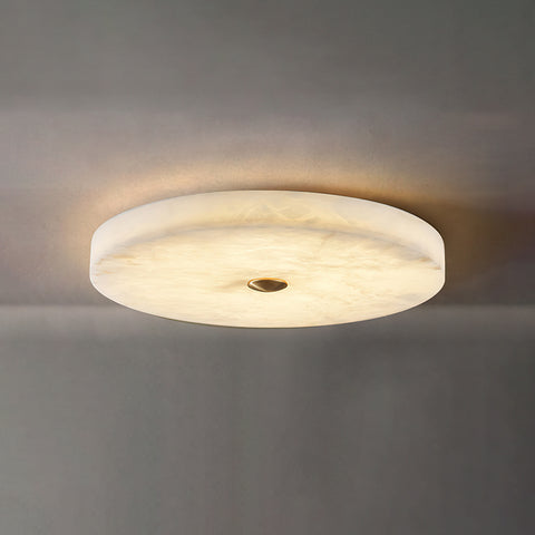 Solstice Alabaster Flush Mount Ceiling Light – detail 16