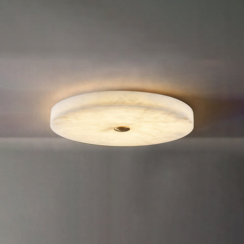 Solstice Alabaster Flush Mount Ceiling Light – detail 17