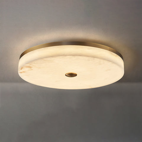 Solstice Alabaster Flush Mount Ceiling Light – detail 18