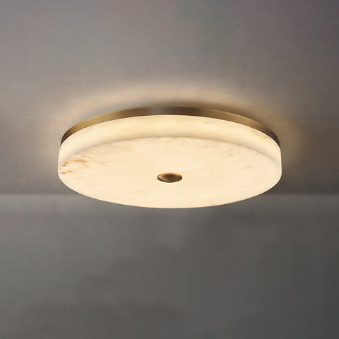 Solstice Alabaster Flush Mount Ceiling Light – detail 20