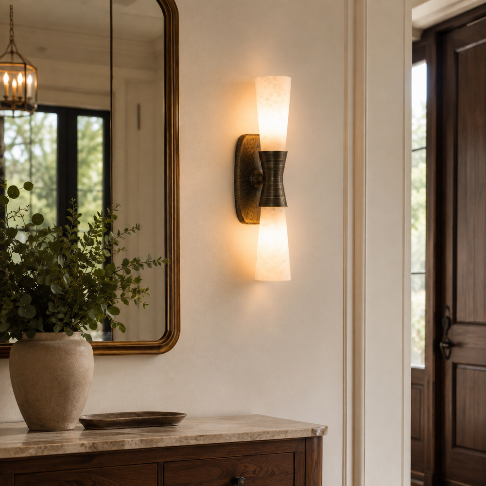 Soraya Alabaster Wall Sconce – detail 2