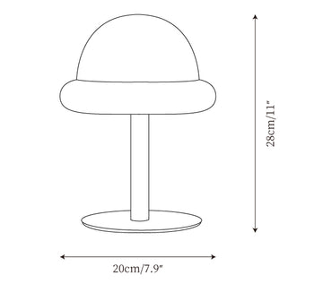 Space Age Table Lamp — Dimension drawings 1