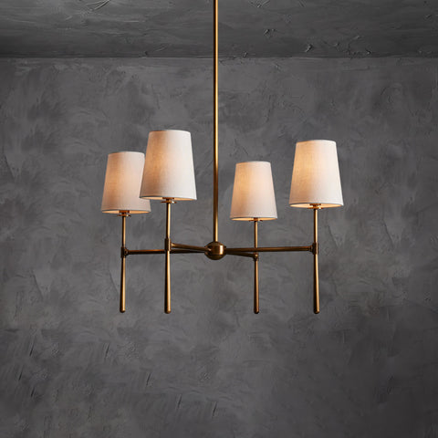 Stanhope Brass Chandelier