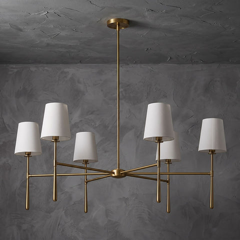Stanhope Brass Chandelier