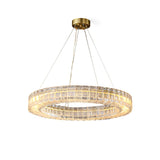 Strata Halo Glass Chandelier