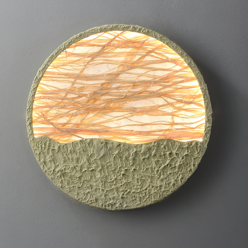 Straw Green Wall Lamp – detail 2