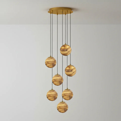Sultana Alabaster Cluster Chandelier – detail 38
