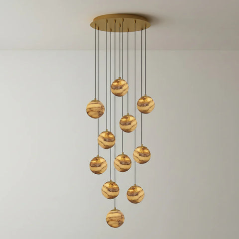 Sultana Alabaster Cluster Chandelier – detail 39