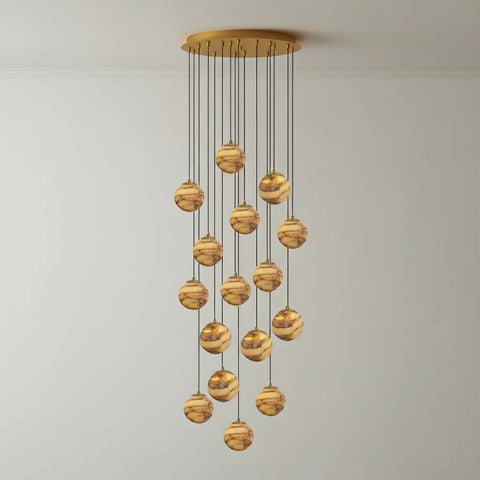 Sultana Alabaster Cluster Chandelier – detail 40
