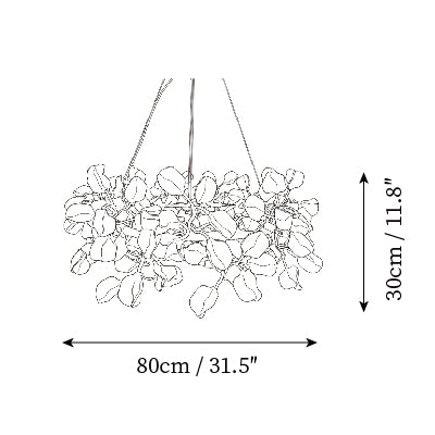∅ 31.5″ x H 11.8″