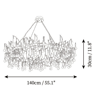 L 55.1″ x H 11.8″